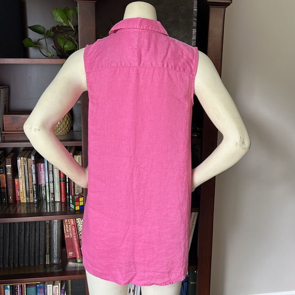 J Jill Love Linen Sleveless Top - Picture 4 of 6